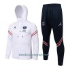 Chaqueta De Entrenamiento Con Capucha Paris Saint-Germain 2022-23 Blanca - Hombre